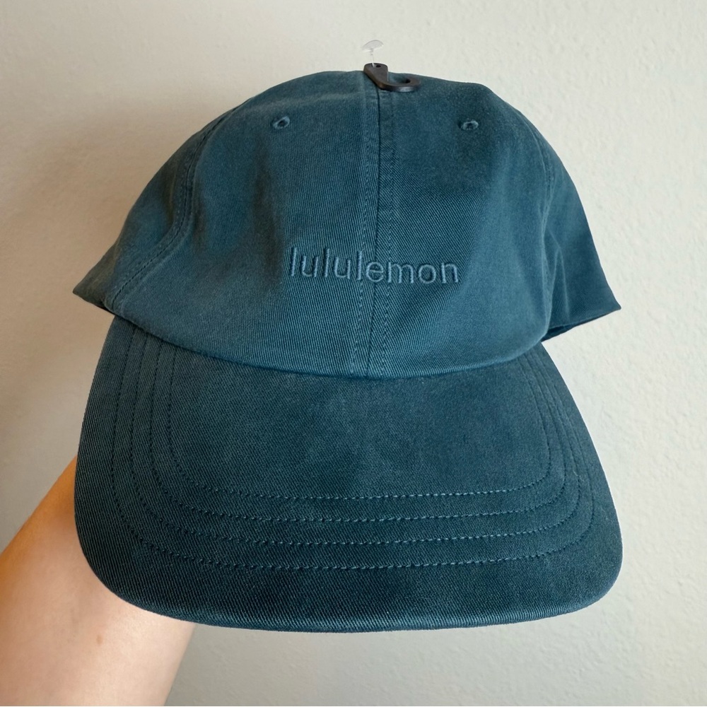 NEW Lululemon Unisex L/XL Classic Ball Cap Wash Adjustable Deep Blue Minimalist